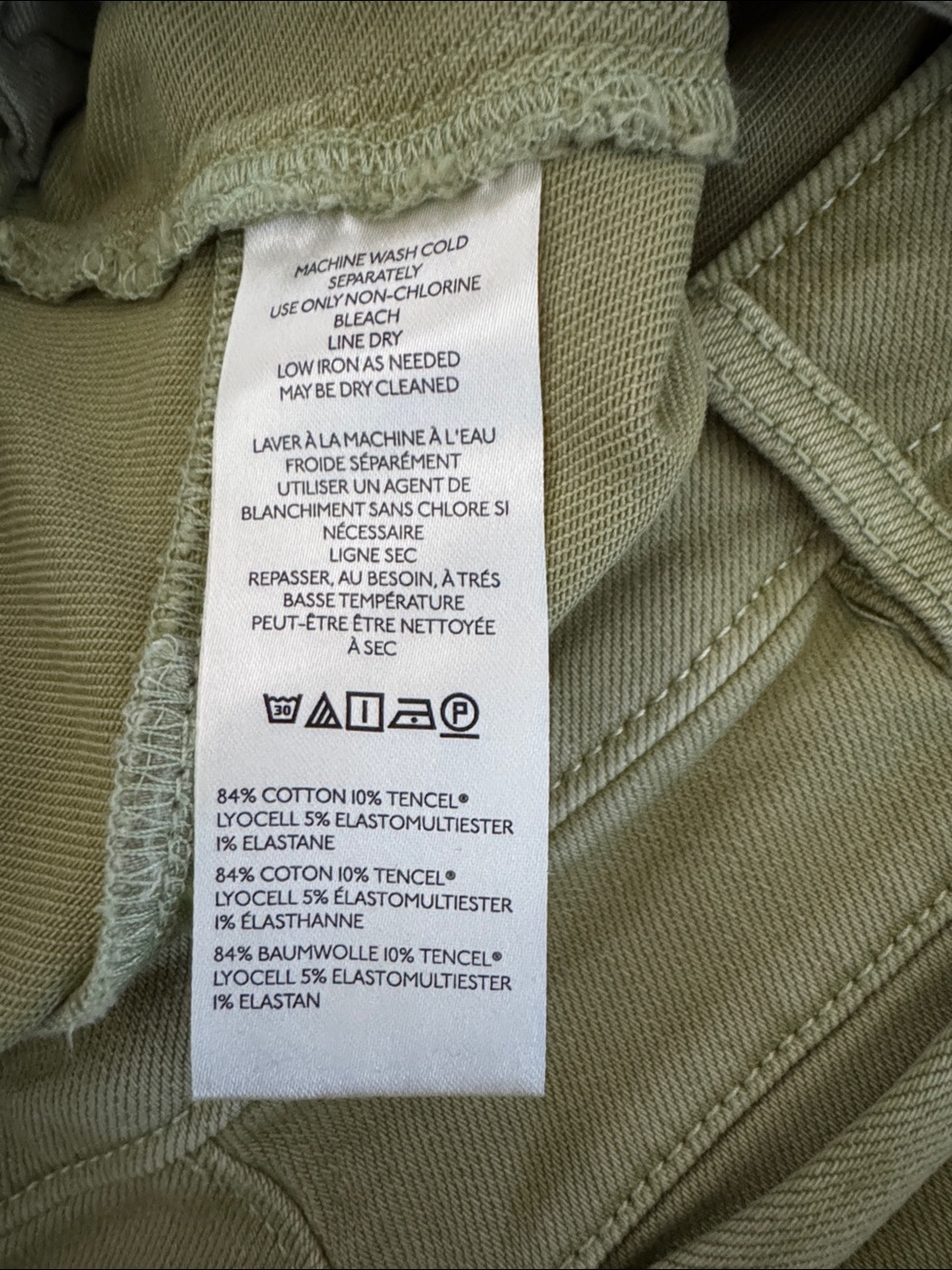 NWT Size 30 - Anthropologie Cotton Tapered Slouch Jeans in Moss (NWT US$ 158) - Picture 15 of 16